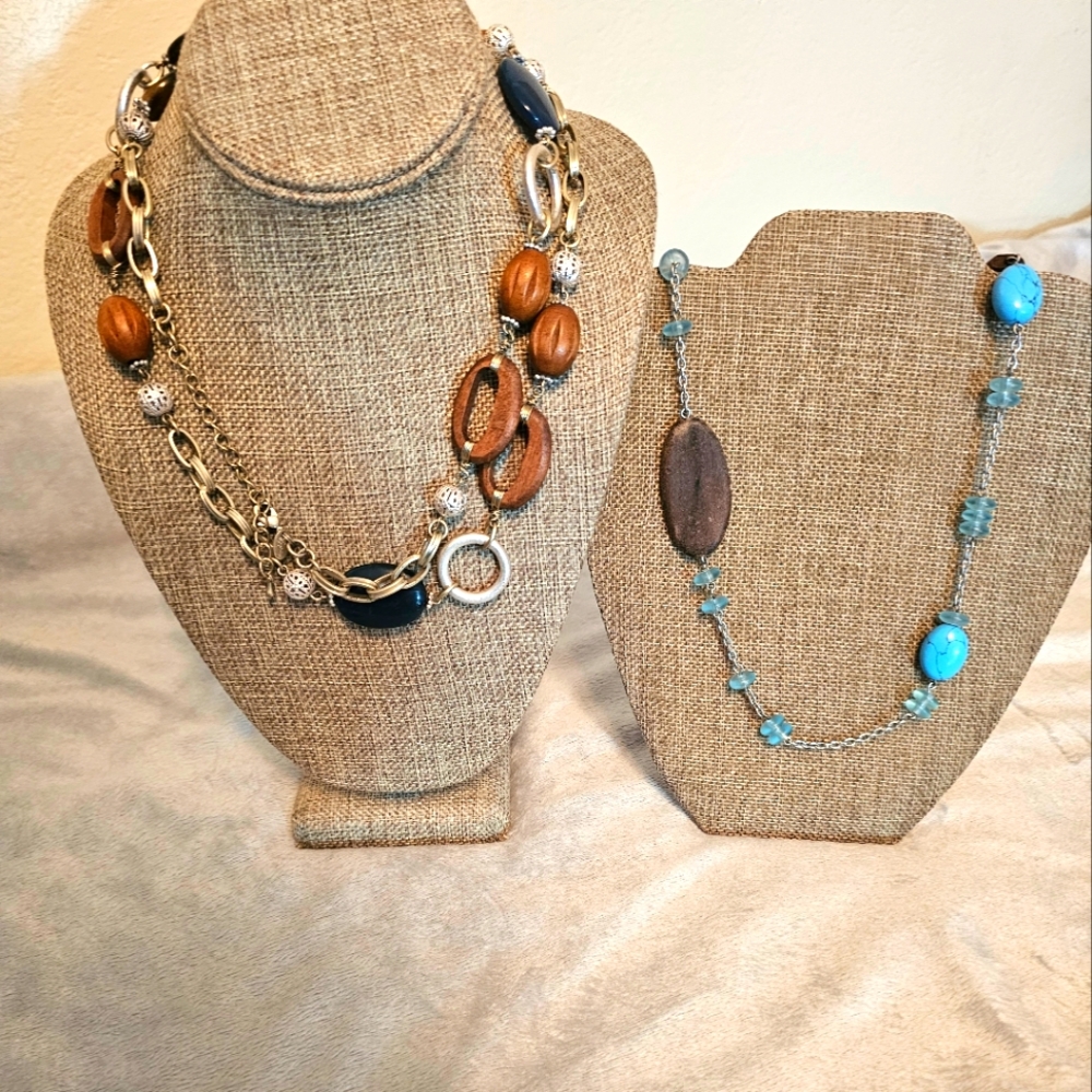 3 Lia Sophia Necklaces